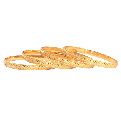 Shining Jewel Gold Plated Traditional Designer Bangles for Women (Pack of 4) SJ_3375_2.4