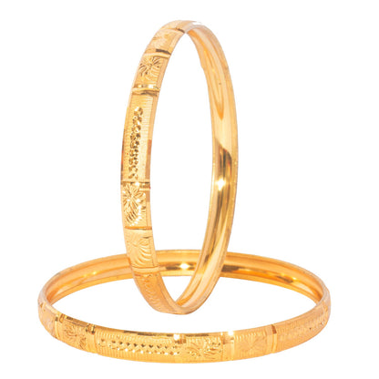 Shining Jewel Gold Plated Traditional Designer Bangles for Women (Pack of 4) SJ_3380_2.4