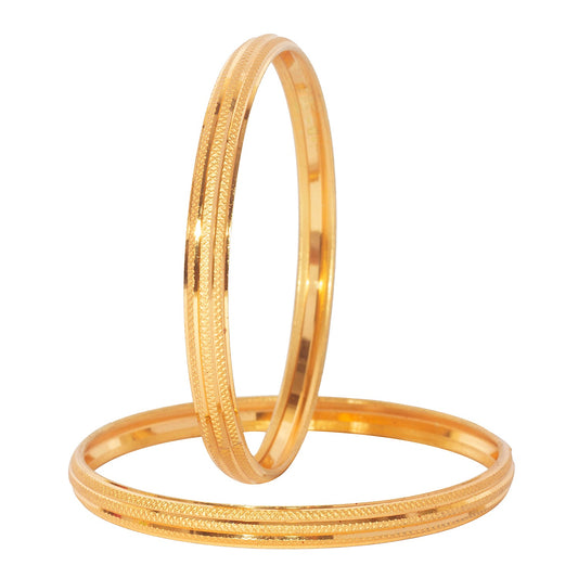 Shining Jewel Gold Plated Traditional Designer Bangles for Women (Pack of 4) SJ_3385_2.8