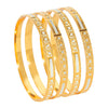 Shining Jewel Two Tone Gold & Silver Plated Traditional Designer Bangles for Women (Pack of 4) SJ_3386_2.4