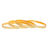 Shining Jewel Two Tone Gold & Silver Plated Traditional Designer Bangles for Women (Pack of 4) SJ_3386_2.6