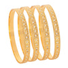 Shining Jewel Two Tone Gold & Silver Plated Traditional Designer Bangles for Women (Pack of 4) SJ_3387_2.4