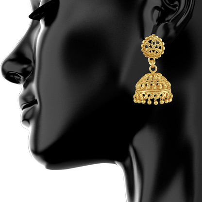 Traditional Gold Jhumkis (SJ_33)