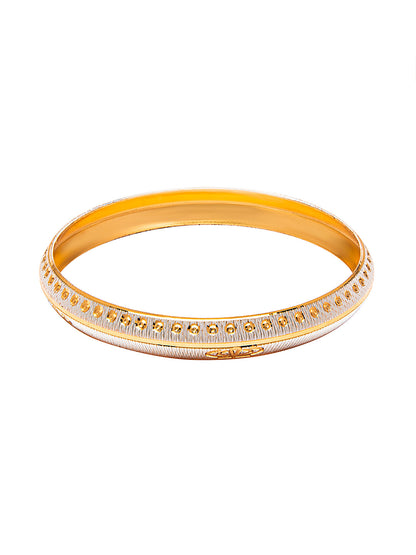 Two Tone Gold & Silver Colour Traditional Designer Kada for Men (SJ_3403_S) - Shining Jewel