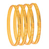Shining Jewel Fashion Gold Plated Traditional Designer Bangles for Women (Pack of 4) SJ_3411