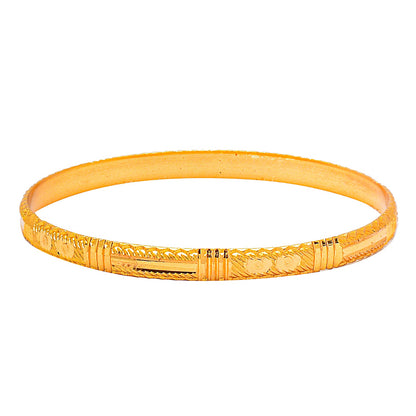 Fashion Gold Plated Traditional Designer Bangles for Women (Pack of 4) SJ_3411