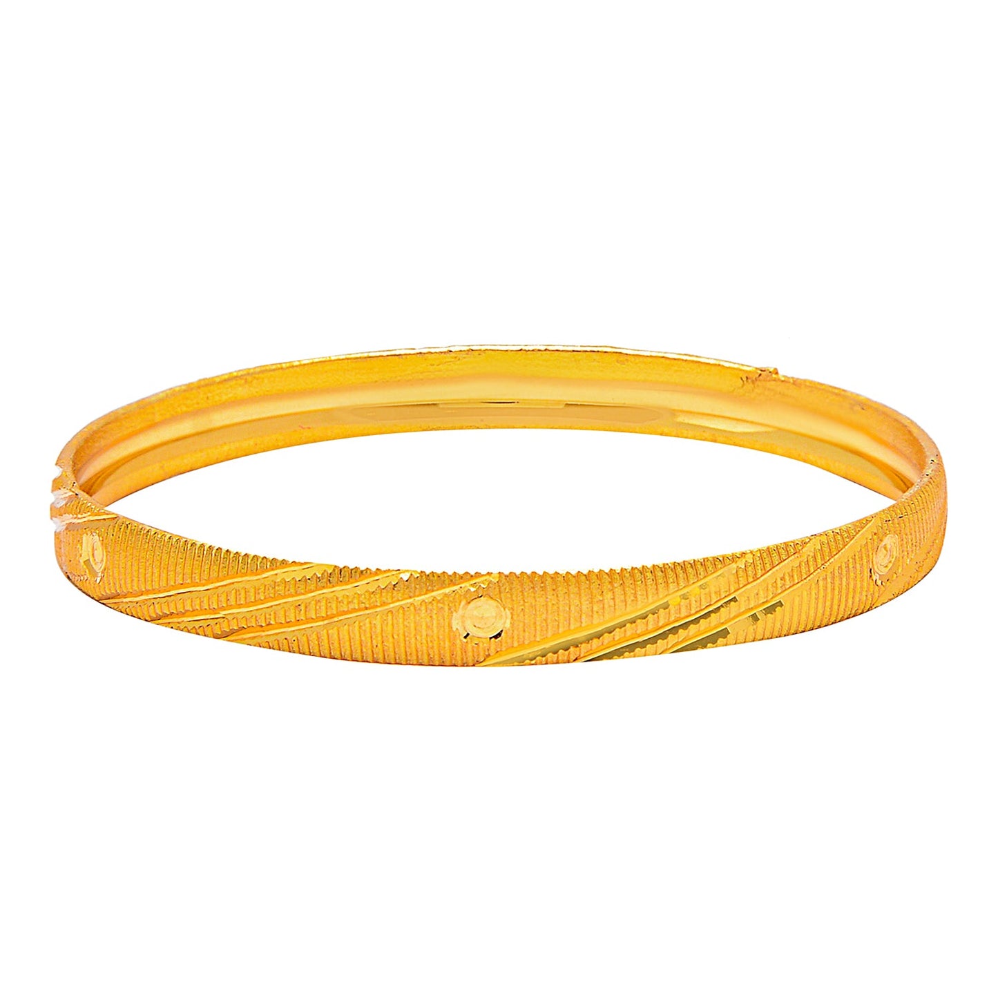 Fashion Gold Plated Traditional Designer Bangles for Women (Pack of 4) SJ_3415