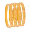 Shining Jewel Fashion Gold Plated Traditional Designer Bangles for Women (Pack of 4) SJ_3417