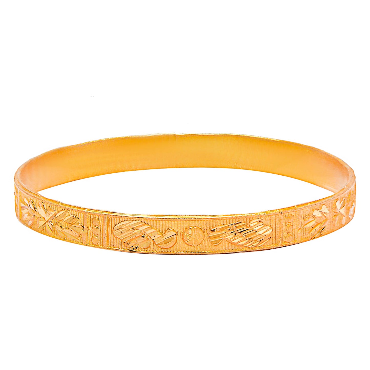 Fashion Gold Plated Traditional Designer Bangles for Women (Pack of 4) SJ_3417