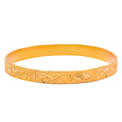 Fashion Gold Plated Traditional Designer Bangles for Women (Pack of 4) SJ_3417