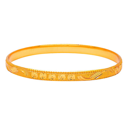Fashion Gold Plated Traditional Designer Bangles for Women (Pack of 4) SJ_3419