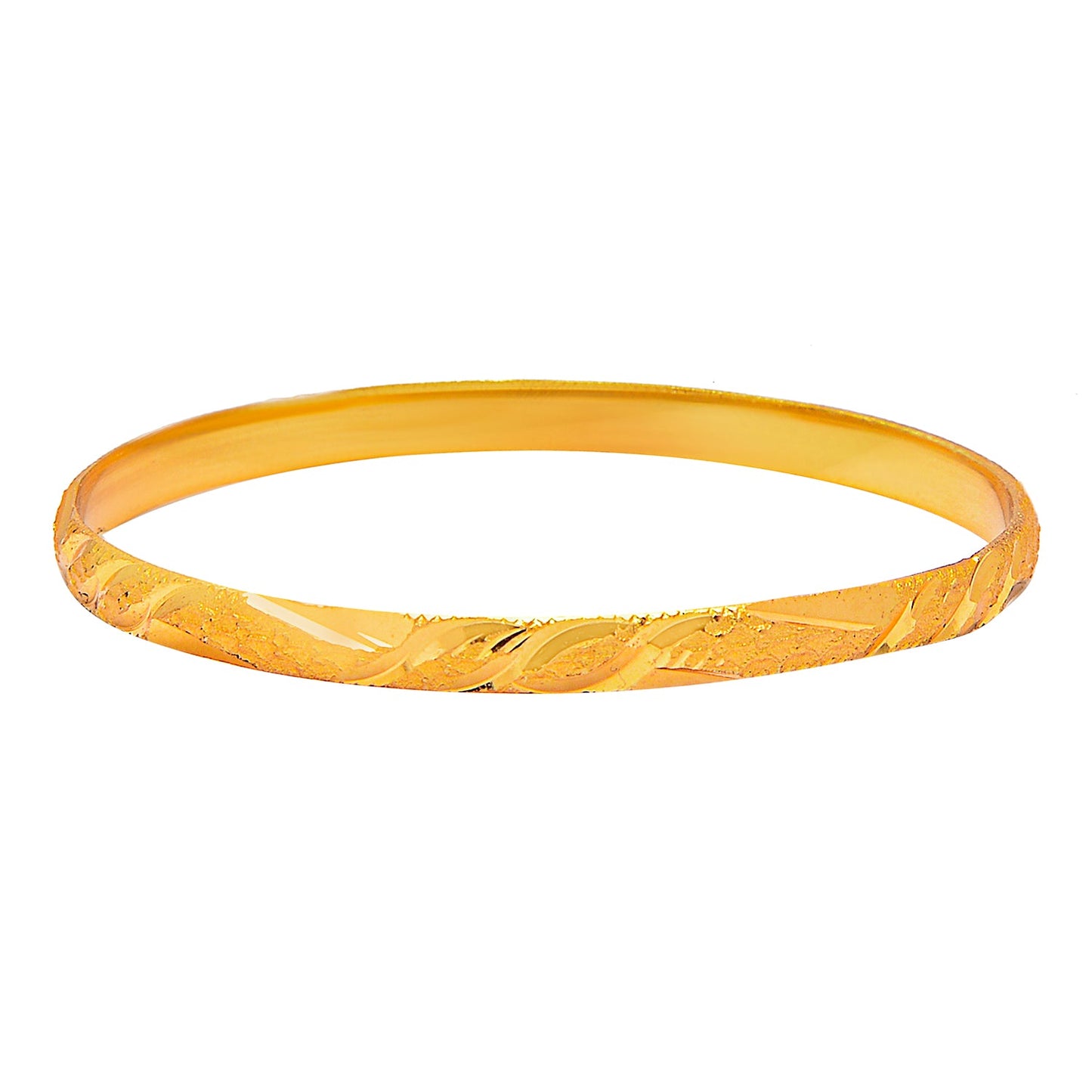 Fashion Gold Plated Traditional Designer Bangles for Women (Pack of 4) SJ_3422