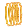 Fashion Gold Plated Traditional Designer Bangles for Women (Pack of 4) SJ_3425