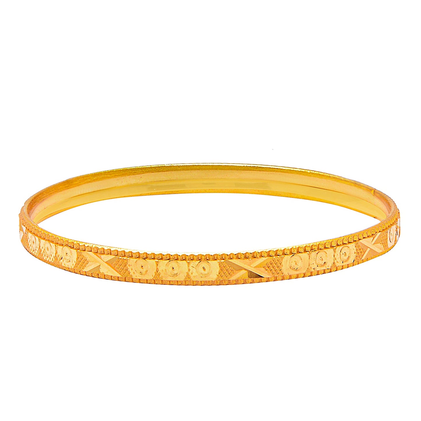 Shining Jewel Fashion Gold Plated Traditional Designer Bangles for Women (Pack of 4) SJ_3425