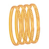Shining Jewel Fashion Gold Plated Traditional Designer Bangles for Women (Pack of 4) SJ_3426