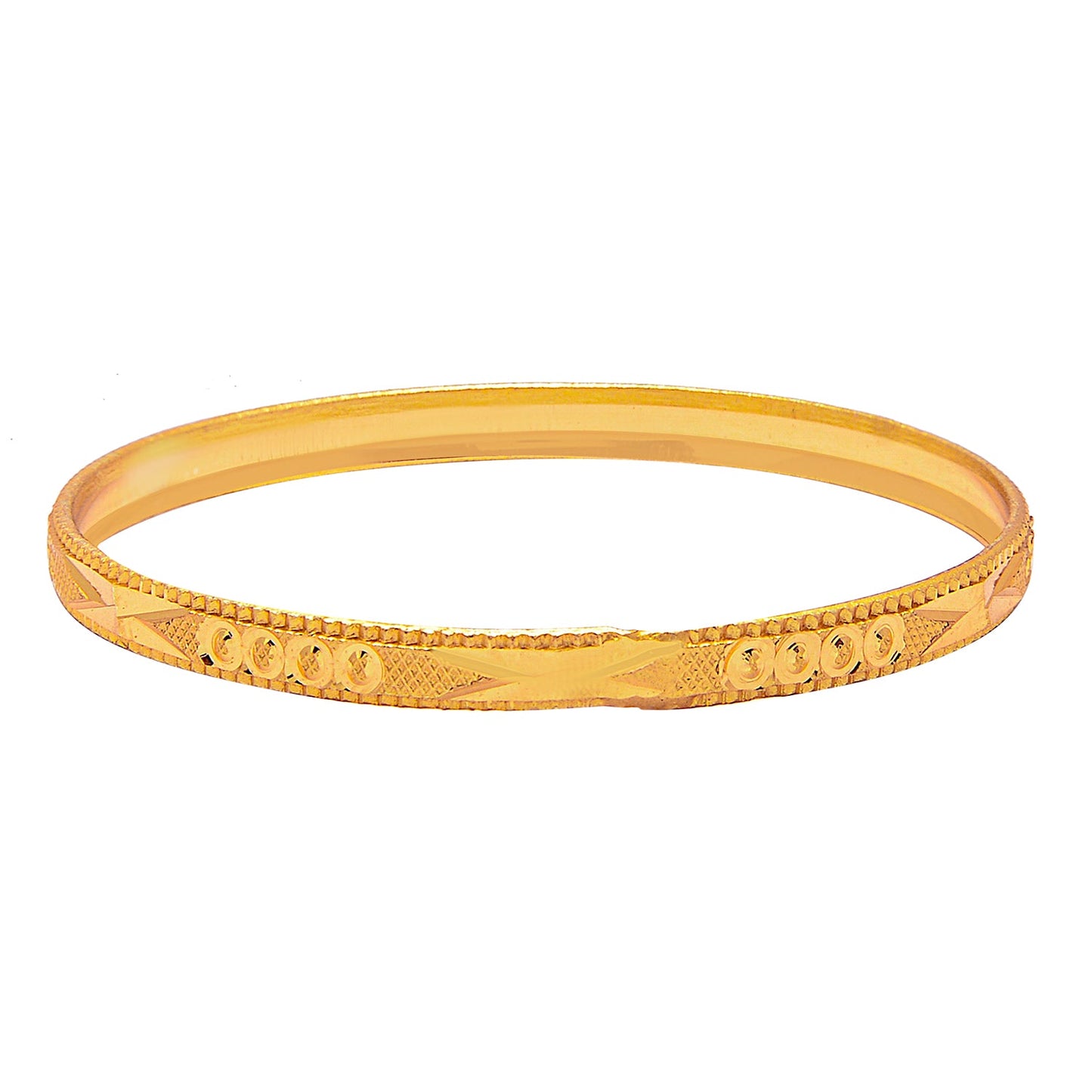 Fashion Gold Plated Traditional Designer Bangles for Women (Pack of 4) SJ_3426