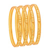 Shining Jewel Fashion Gold Plated Traditional Designer Bangles for Women (Pack of 4) SJ_3427
