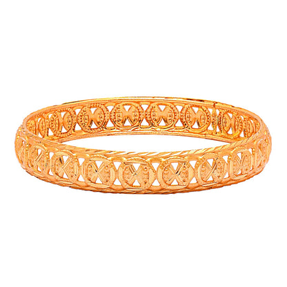 Fashion Gold Plated Traditional Designer Bangles for Women (Pack of 2) SJ_3429