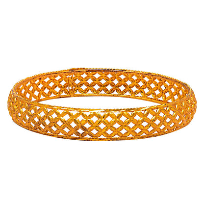 Fashion Gold Plated Traditional Designer Bangles for Women (Pack of 2) SJ_3431