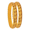 Fashion Gold Plated Traditional Designer Bangles for Women (Pack of 2) SJ_3432 