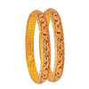 Shining Jewel Fashion Gold Plated Traditional Designer Bangles for Women (Pack of 2) SJ_3433