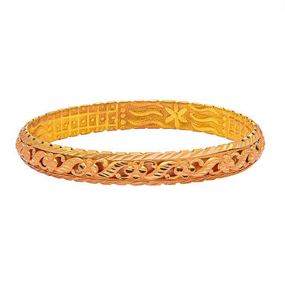 Fashion Gold Plated Traditional Designer Bangles for Women (Pack of 2) SJ_3433