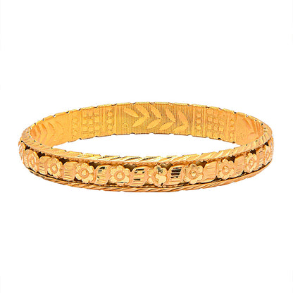Fashion Gold Plated Traditional Designer Bangles for Women (Pack of 2) SJ_3434