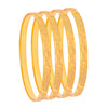 Fashion Gold Plated Traditional Designer Bangles for Women (Pack of 4) SJ_3437