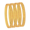 Shining Jewel Fashion Gold Plated Traditional Designer Bangles for Women (Pack of 4) SJ_3438