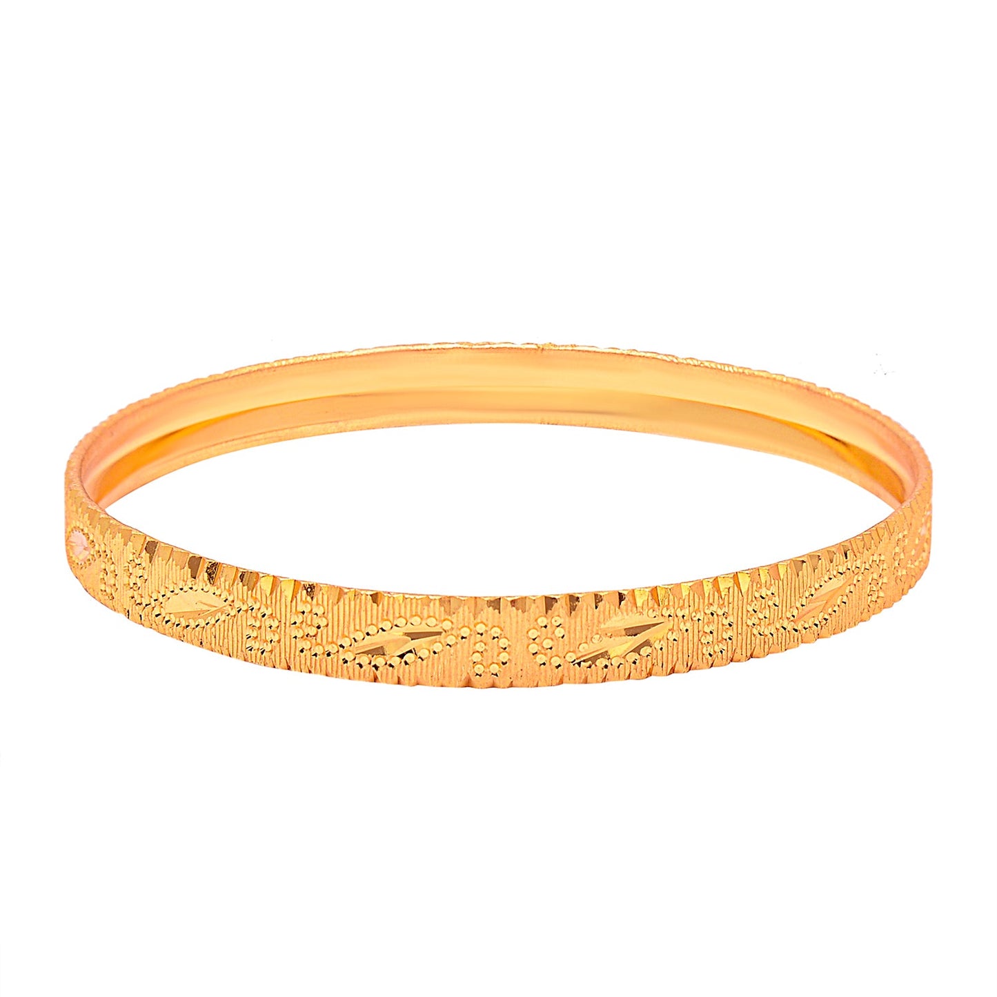 Shining Jewel Fashion Gold Plated Traditional Designer Bangles for Women (Pack of 4) SJ_3440