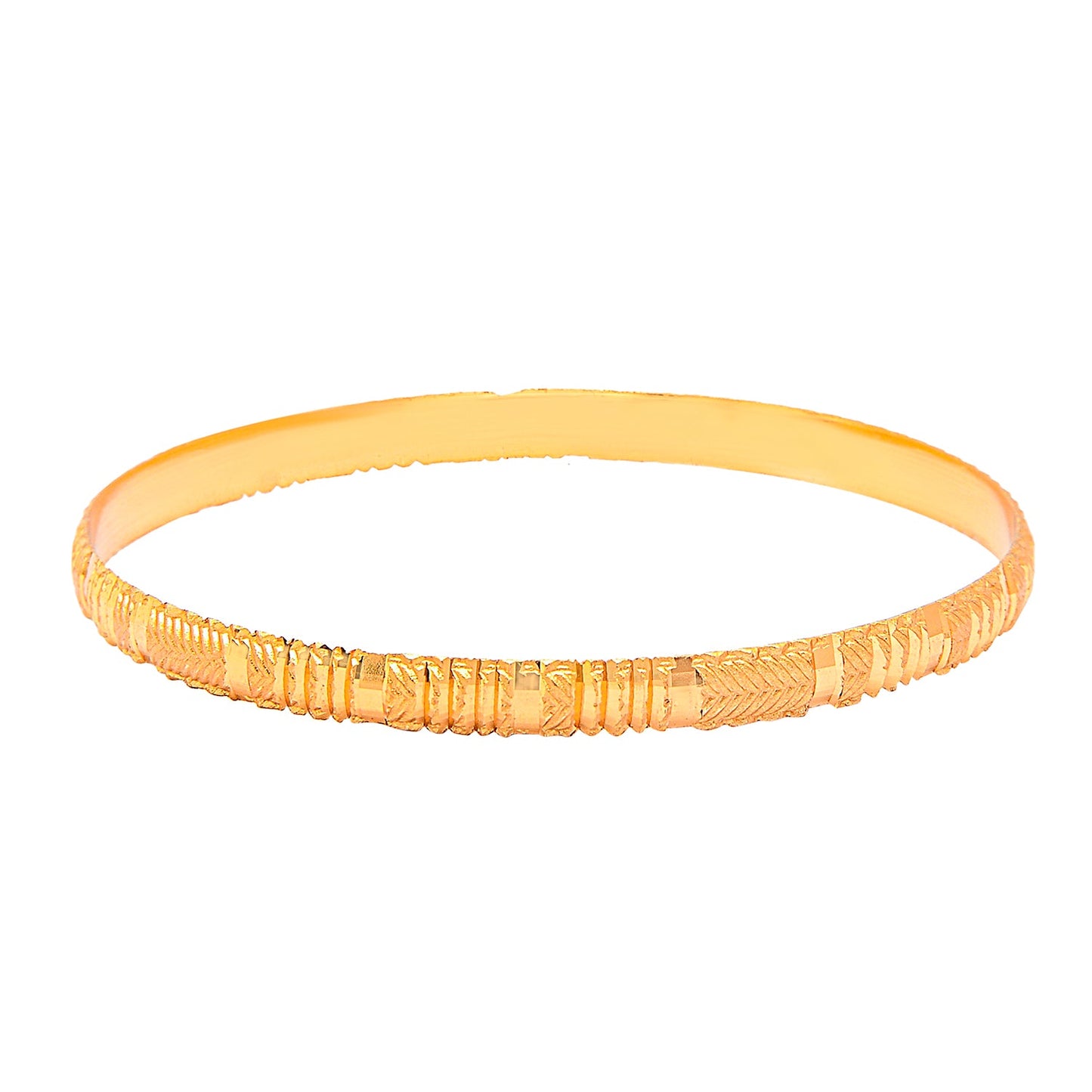Fashion Gold Plated Traditional Designer Bangles for Women (Pack of 4) SJ_3441