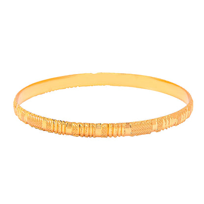 Fashion Gold Plated Traditional Designer Bangles for Women (Pack of 4) SJ_3441