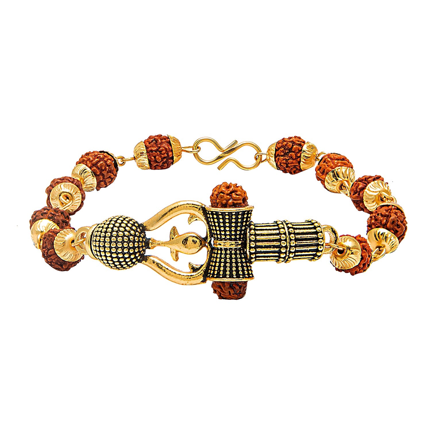 Buy 22k Gold Beaded Bracelet Rudraksh Solid 22k Gold Bracelet Religious Gold  Bracelet Spiritual Gold Bracelet-mental Peace Bracelet Online in India -  Etsy