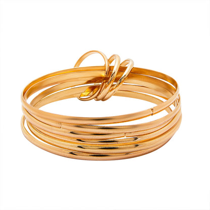 Shining Jewel Casual & Western Style Metal Fashionable Antique Silver Plated Bangles for Girls and Women SJ_3450_(A.S)_2.4