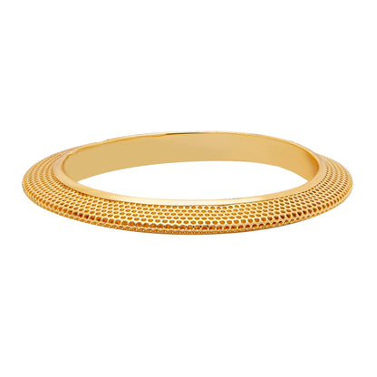 Shining Jewel Casual & Western Style Metal Fashionable Gold Bangles for Girls and Women (Pack of 2) (SJ_3456_2.8_G)