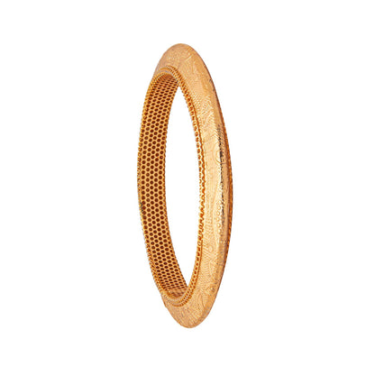 Shining Jewel Casual & Western Style Metal Fashionable Rose Gold Bangles for Girls and Women (Pack of 2)  (SJ_3457_2.8_G)