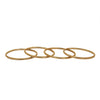 Shining Jewel Casual & Western Style Metal Fashionable Gold Bangles for Girls and Women  (Pack of 4)  (SJ_3459_2.8_AG)