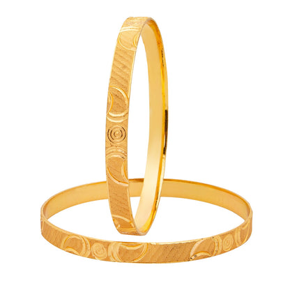 Shining Jewel Fashion Gold Plated Traditional Designer Bangles for Women (Pack of 4) SJ_3460_2.4
