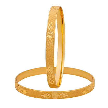 Shining Jewel Fashion Gold Plated Traditional Designer Bangles for Women (Pack of 4) SJ_3461_2.6