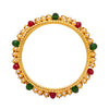 Shining Jewel Gold Plated Crystal Kundan Traditional Kada Bangle Set for Women (Set of 2 Bangles) (SJ_3474_2.4)