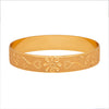 Shining Jewel Gold Plated Traditional Handcrafted Flower Designer Bangles for Women (Pack of 2) SJ_3484_2.6