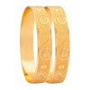 Shining Jewel Gold Plated Traditional Handcrafted Stylish Designer Bangles for Women (Pack of 2) SJ_3487_2.4