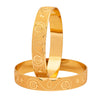 Shining Jewel Gold Plated Traditional Handcrafted Stylish Designer Bangles for Women (Pack of 2) SJ_3487_2.10