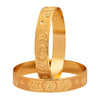 Shining Jewel Gold Plated Traditional Handcrafted Stylish Designer Bangles for Women (Pack of 2) SJ_3489_2.10
