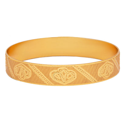 Shining Jewel Gold Plated Traditional Handcrafted Stylish Designer Bangles for Women (Pack of 2) SJ_3491_2.6