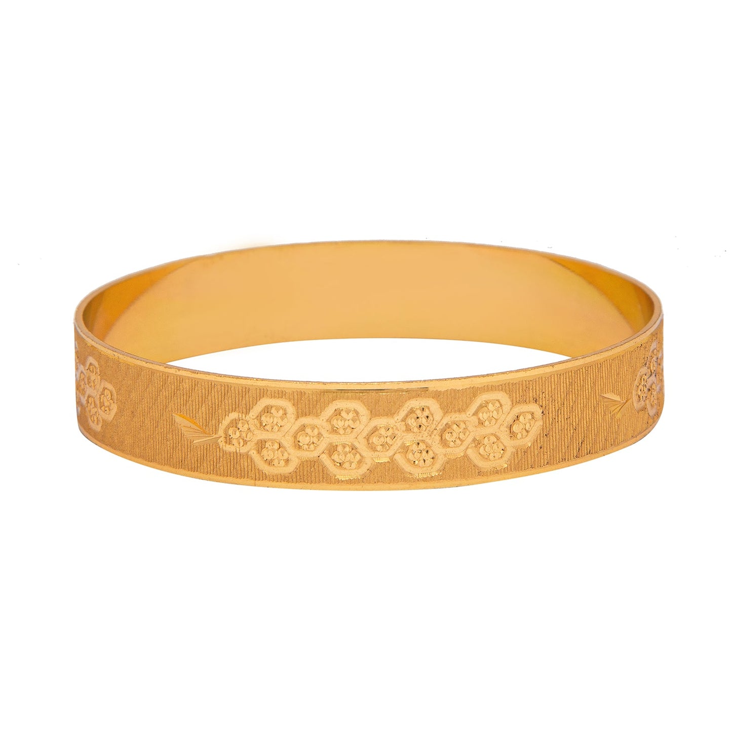 Shining Jewel Gold Plated Traditional Handcrafted Stylish Designer Bangles for Women (Pack of 2) SJ_3492_2.4