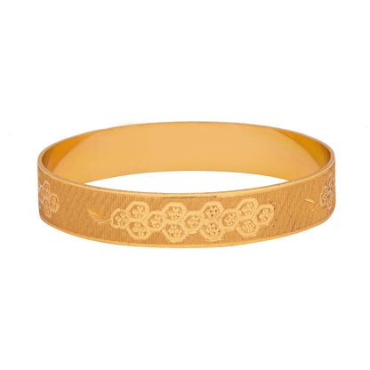 Shining Jewel Gold Plated Traditional Handcrafted Stylish Designer Bangles for Women (Pack of 2) SJ_3492_2.4