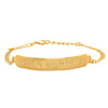 Shining Jewel Gold Plated  Healing and Powerful Adjustable Unisex Bracelet for Men & Women - Jai Hanuman