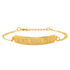 Shining Jewel Gold Plated  Healing and Powerful Adjustable Unisex Bracelet for Men & Women - Jai Mata Di