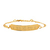 Shining Jewel Gold Plated  Healing and Powerful Adjustable Unisex Bracelet for Men & Women - Jai Shree Ram